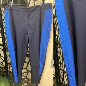 Eloquii Navy and Cobalt Women's Trousers